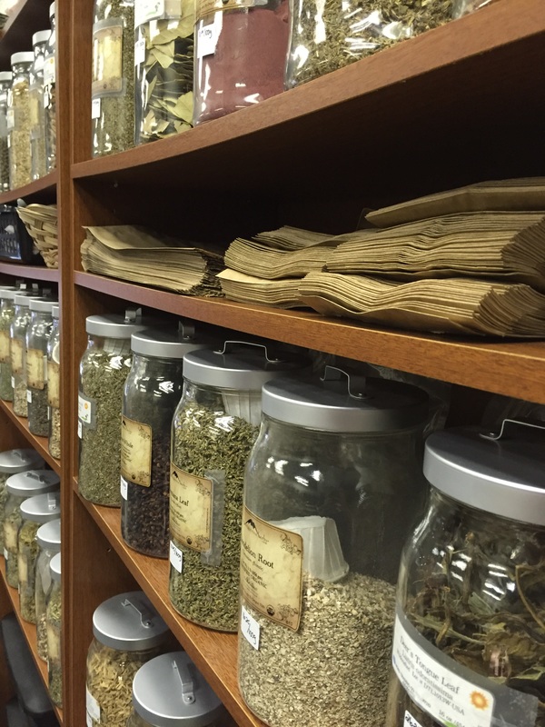 The Herb Shelf at Elemental Book & Curiosity Shop